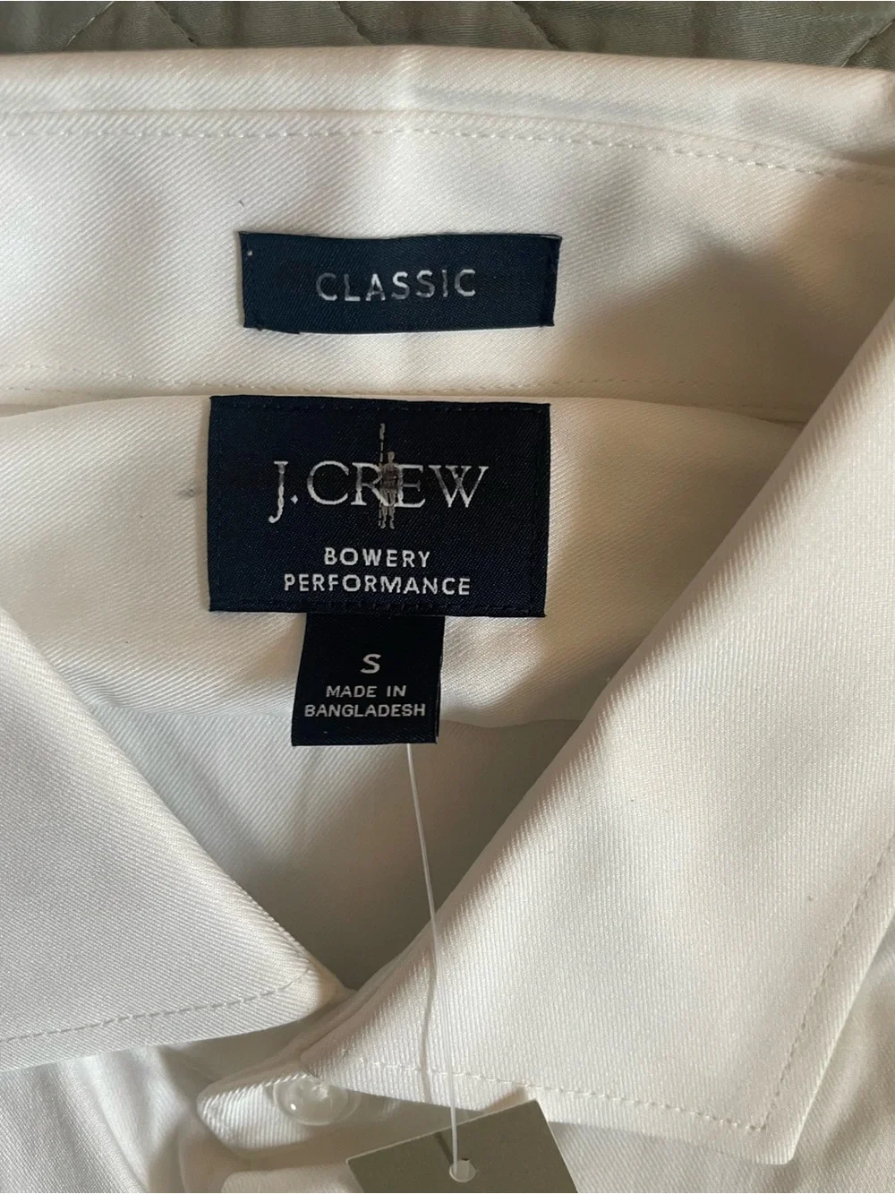 J. CREW Classic Fit Bowery performance stretch dress shirt Size S NWT $98 BX291